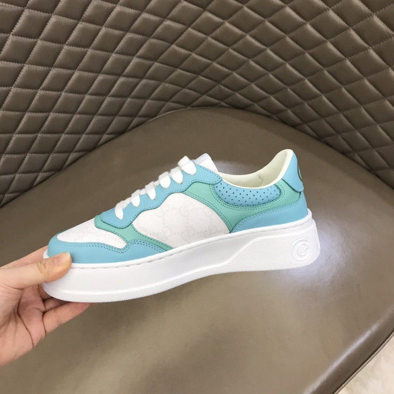Gucci sneakers detailed view showing premium designer craftsmanship
