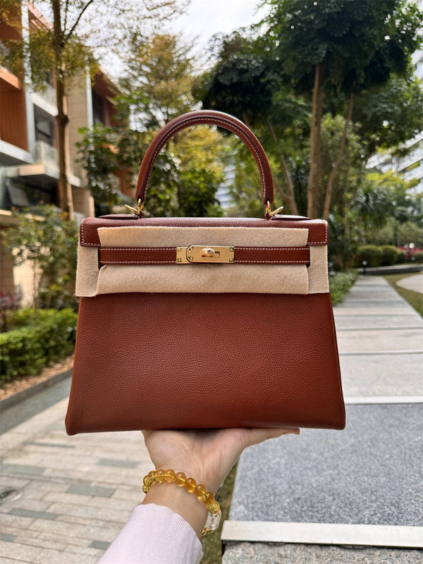 Close-up detail of structured bag design