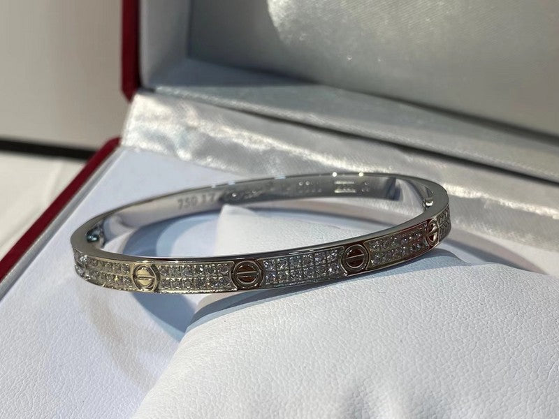 Close-up detail view of Cartier unisex jewelry piece