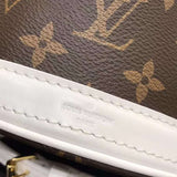 Back view of structured modern women's handbag – women's luxury handbag
