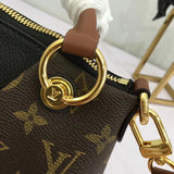Top view of structured sleek women's handbag – women's premium purse