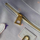 Side profile of chic statement women's handbag – women's designer-style accessory