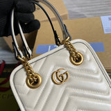 Side profile of chic refined women's handbag – women's premium purse