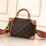 Close-up detail of refined structured women's handbag – women's statement bag