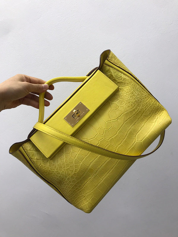 Close-up detail of elegant bag design