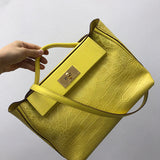 Close-up detail of elegant bag design
