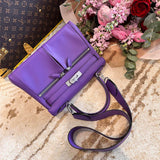 Streamlined bag shown from front angle