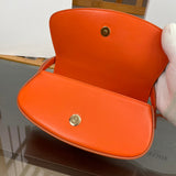 Front view of modern refined women's handbag – women's luxury accessory