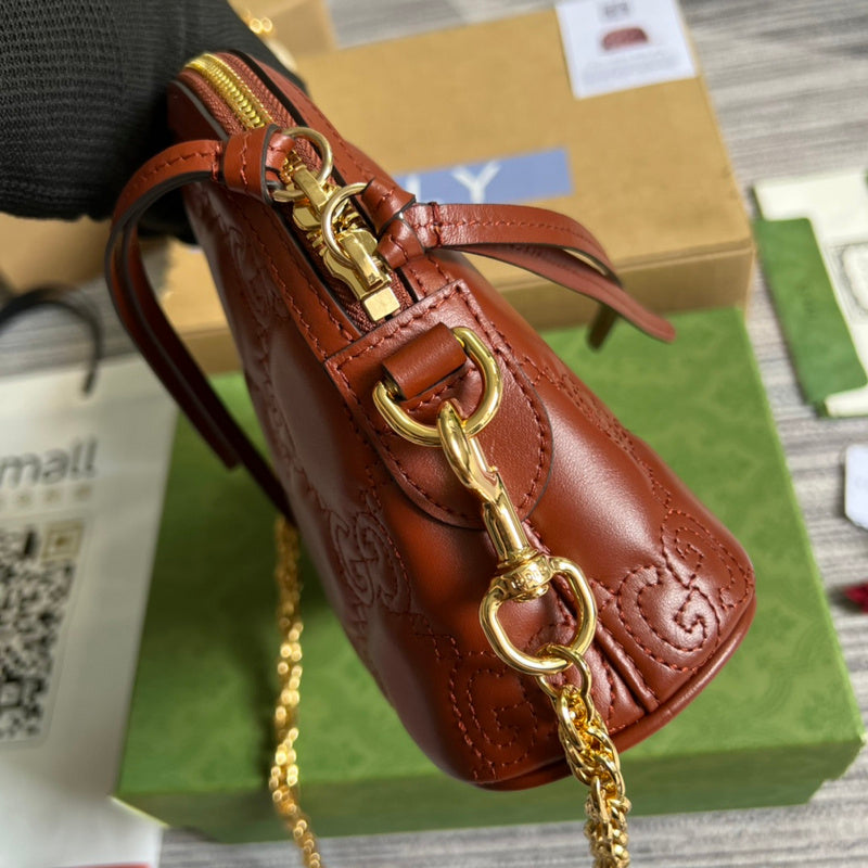 Top view of modern elevated women's handbag – women's designer-style accessory