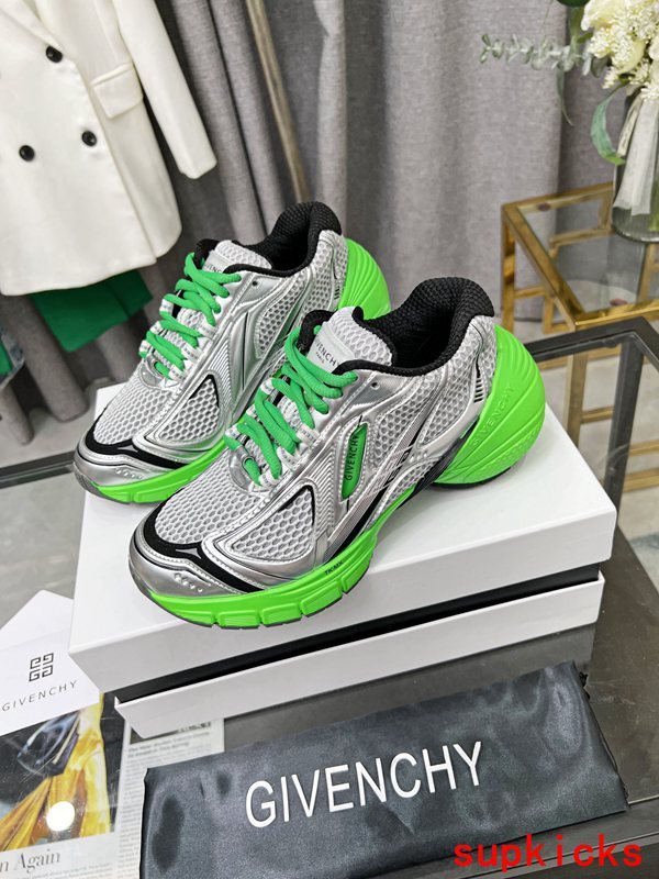 Givenchy Black Chunky Platform Sneakers - Lifestyle Styling Shot