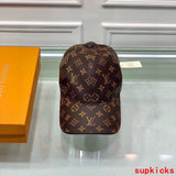 Close-up detail view of Louis Vuitton unisex cap