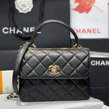 Zivas Charm Modern Minimalist Look Luxury Handbag (Designer-Inspired Craftsmanship) – Front View