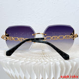 Side view of Louis Vuitton unisex sunglasses