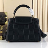 Styled lifestyle shot of classic everyday-luxe women's handbag – women's statement bag