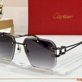 Angled view of Cartier unisex sunglasses