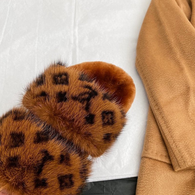 Close-up detail view of Louis Vuitton luxury piece style No.158