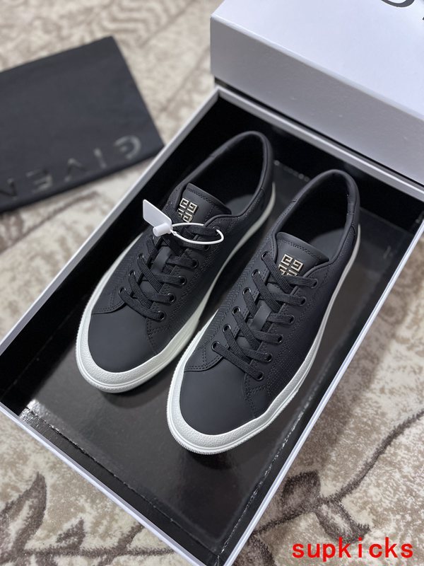 Givenchy Red Chunky Platform Sneakers - Front View