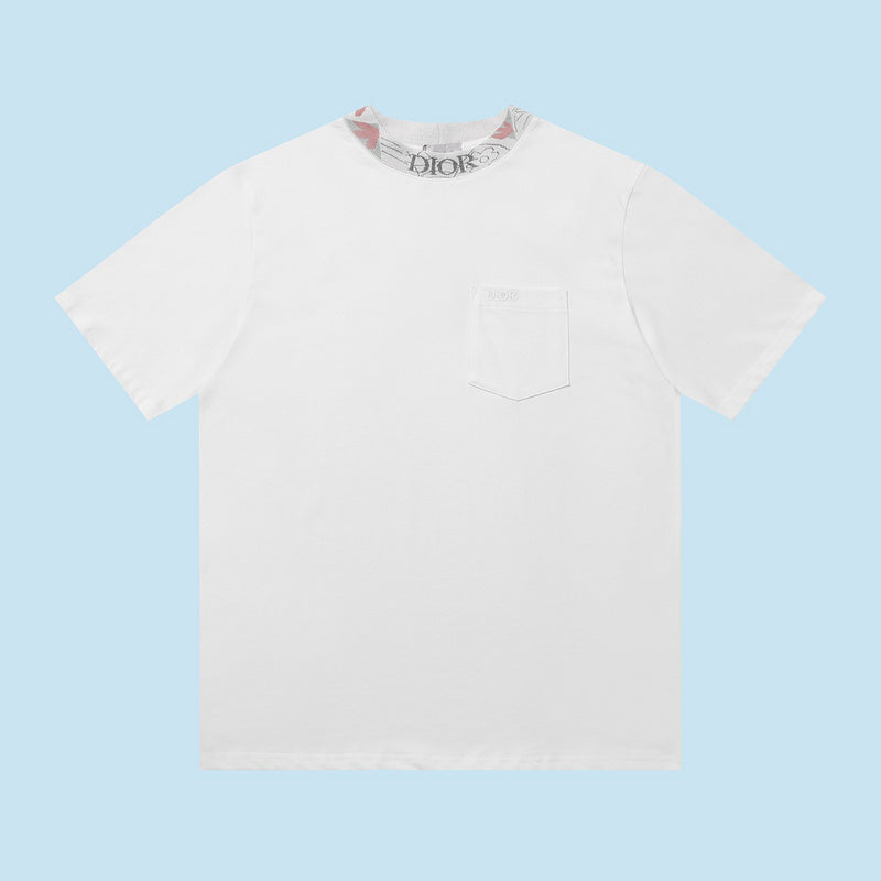 Back view of Louis Vuitton cotton t-shirt with contemporary cut
