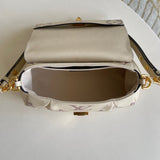 Front view of premium refined women's handbag – women's luxury handbag