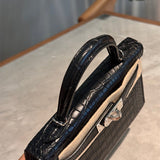 Close-up detail of minimalist bag design