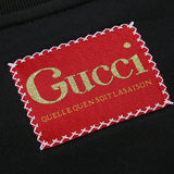 Side profile of Gucci luxury clothing with streetwear-inspired cut