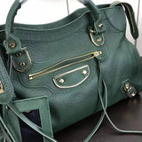 Back view of premium signature women's handbag – women's everyday handbag