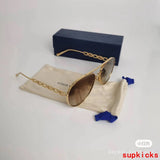 Lifestyle view of Louis Vuitton unisex sunglasses