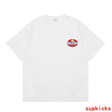 Front view of Rhude luxury clothing with relaxed-fit cut
