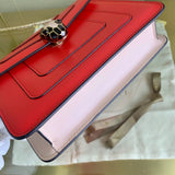 Modern Premium PU Leather Handbag - Smooth Faux-Leather Exterior | Women's Luxury Handbag #1733 - back view (image 4) of designer-inspired handbag