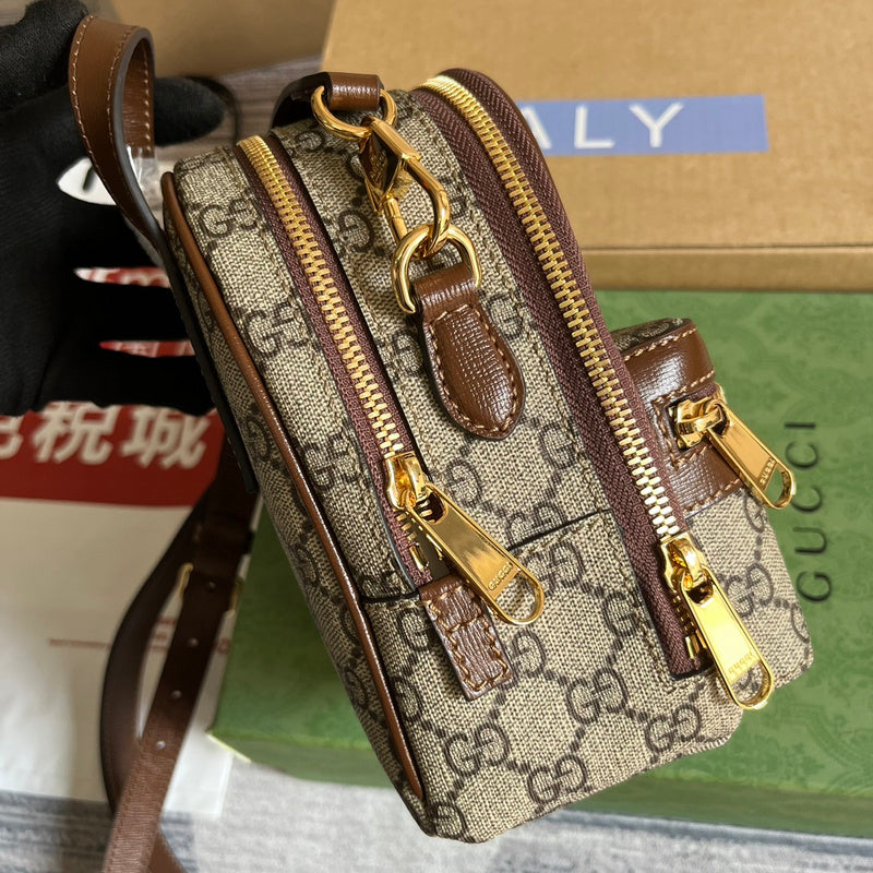 Close-up detail of balanced bag design