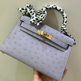 Close-up detail of structured bag design