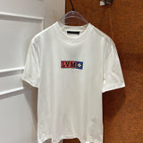 Full styled look of Louis Vuitton cotton t-shirt with tailored silhouette