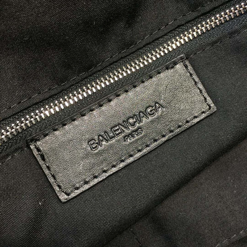 Sleek Vegan Leather Handbag - Modern Structured Build | Women's Premium Handbag #168 - back view (image 4) of designer-inspired handbag