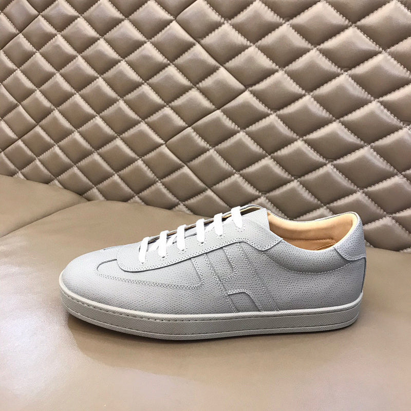 Hermès Beige Block Heel Pumps - Lifestyle Styling Shot