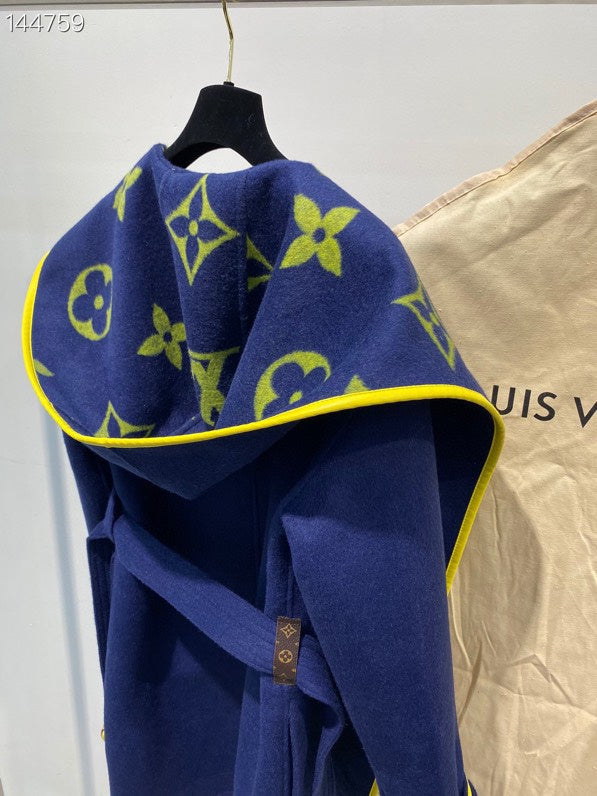 Side profile of Louis Vuitton luxury clothing with contemporary cut