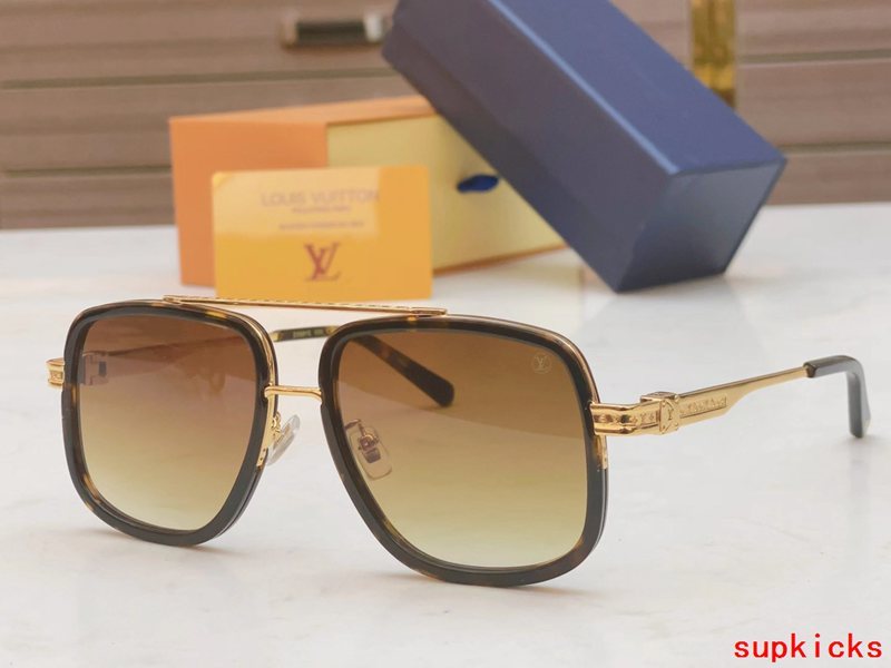 Side view of Louis Vuitton unisex sunglasses