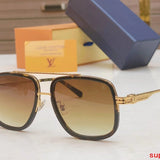 Side view of Louis Vuitton unisex sunglasses