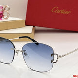 Angled view of Cartier unisex sunglasses
