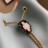 Statement Faux Leather Handbag - Everyday Elegance | Women's Luxury Handbag #1709 - product detail shot (image 10) of designer-inspired handbag