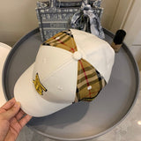 Front view of Burberry unisex cap
