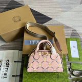 Side profile of classic statement women's handbag – women's luxury handbag