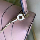 Sleek Vegan Leather Handbag - Understated Luxury Look | Women's Designer-Inspired Purse #1699 - hardware and detail close-up (image 5) of designer-inspired handbag
