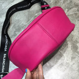 Bold Faux Leather Handbag - Statement Silhouette | Women's Fashion Handbag #749 - back view (image 4) of designer-inspired handbag