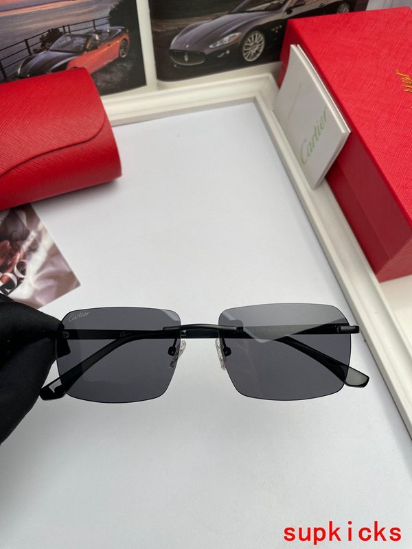 Lifestyle view of Cartier unisex sunglasses