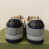 Gucci muted earth tones luxury sneakers view 5 heritage-inspired look