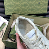 Gucci stone beige luxury sneakers view 10 premium leather build