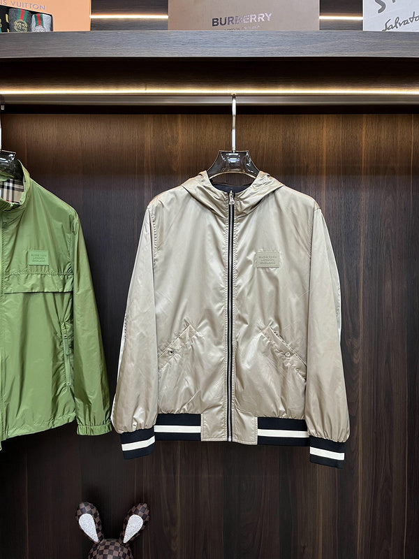 Close-up of Burberry designer clothing craftsmanship