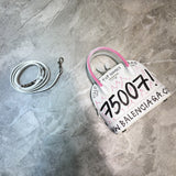 Modern Vegan Leather Handbag - Everyday Elegance | Women's Everyday Carry Handbag #875 - side angle view (image 2) of designer-inspired handbag