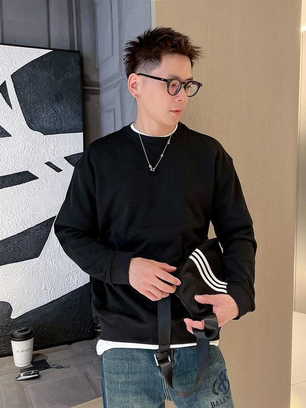 Back view of Louis Vuitton luxury clothing with relaxed-fit cut