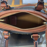 Back view of sleek premium women's handbag – women's designer-style accessory